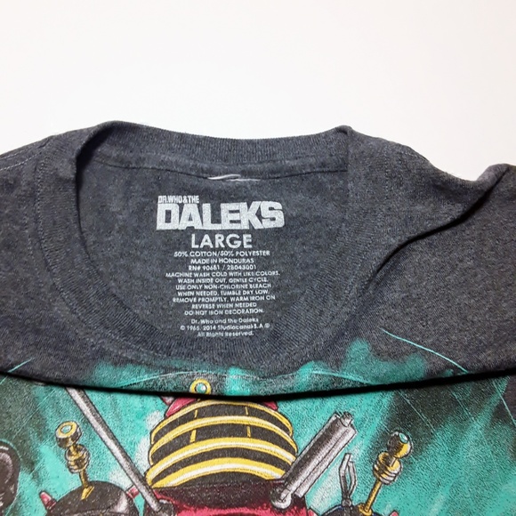 Dr Doctor Who and The Daleks Men Shirts Tees - Picture 2 of 3